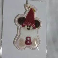 東京ディズニーリゾート　クリスマス　リルリンリン　キーチェーン　赤