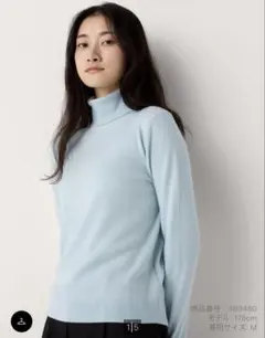 ユニクロ カシミヤ100％ タートルネックセーター【新品未使用品タグ付】