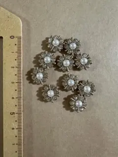デコパーツ　10個セット　花