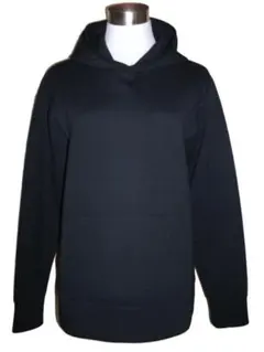 THE NORTH FACE エンボス加工ビックロゴ　黒フード付きパーカー