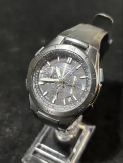 カシオ ウェーブセプター WVQ-M410 メンズ腕時計 ソーラー電波 ブラック