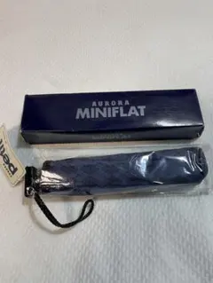AURORA MINIFLAT 折りたたみ傘 ネイビー