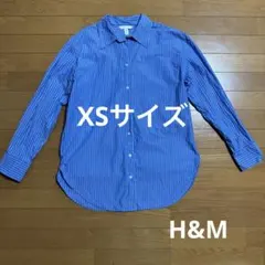 H&M ストライプ長袖シャツ