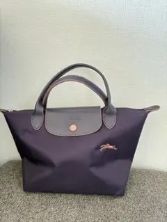 値下げ★LONGCHAMP パープルルプリアージュハンドバッグ折りたたみ可バック
