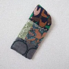 ミナペルホネン、点と線模様製作所メガネケース☆ハンドメイド
