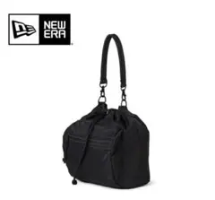NEW ERA 2WAYドローストリングポーチ ブラック