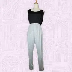 OZOC　オゾック　オールインワン　タンクトップ＆ストレッチパンツ　腰部分ゴム