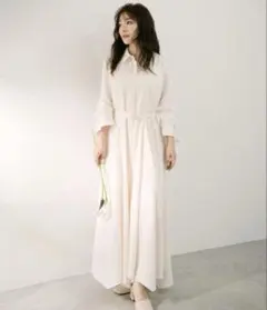 Marin 様Aimeine スタンドカラーボタンワンピース ネイビー S - メルカリ