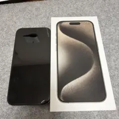 【美品】iPhone 15 Pro ナチュラルチタニウム 128GB