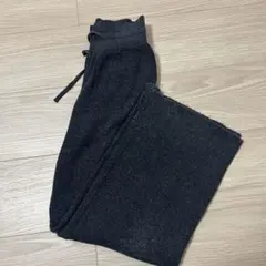 ユニクロUNIQLO ウォッシャブルニットリブパンツ Sサイズ/グレー