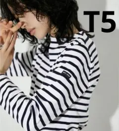 美品　ウェッソン　ネイビー×ホワイト　T5　セントジェームス