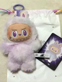 THE MONSTERS 薄紫色ぬいぐるみ ラブブ エナジー ラック