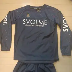 SVOLME トレーニングウェア セットアップ ネイビー Sサイズ