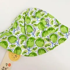 ❁100%コットン 新生児 ベビー サンハット 調節紐付き 紫外線 UVカット