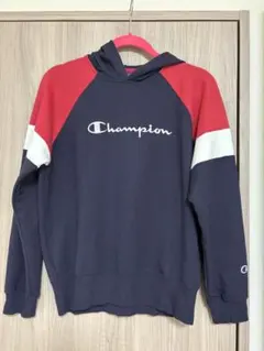 champion チャンピオン パーカー ネイビー レッド ホワイト M