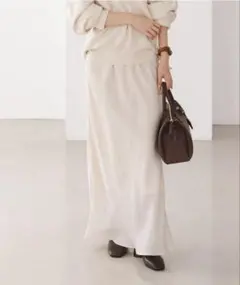 noble キュプラＡラインナロースカート