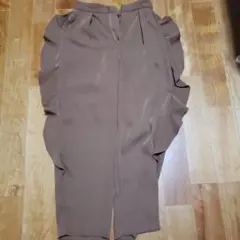 ROSE BUD　ブラウン パンツ サイドフレアデザイン