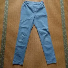 M ライトブルー スキニーパンツ