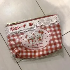 あ*こ様 mikko サンリオ くじ ポーチ 赤