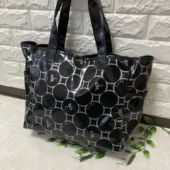 【美品】agnes b. アニエスベー ドット柄 トートバッグのサムネイル