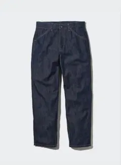 新品、未使用　ユニクロ　ワイドフィットジーンズ　サイズ30 ブルー