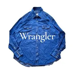 Wrangler デニムシャツ　80's 90's ウエスタン vintage
