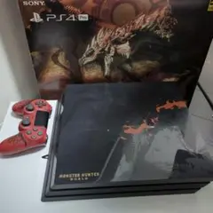 PS4 Pro MHW LIOLAEUS EDITION 本体 コントローラー