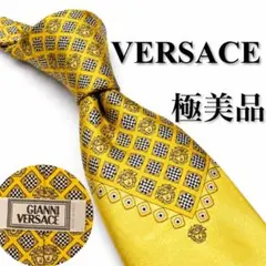 ヴェルサーチ ネクタイ シルク バロック柄 ゴールド 高級 イタリア製