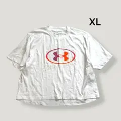 アンダーアーマー 半袖 Tシャツ ホワイト 白 レディースXL