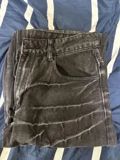 ダークグレー ストレートレッグデニム XS