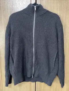 ジップアップセーター ニット
