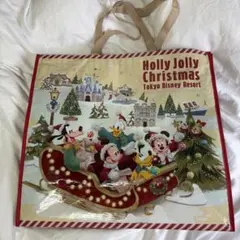 2025 ディズニー　クリスマス　ショッピングバッグ