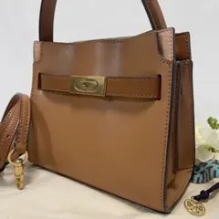 【未使用級/保存袋】トリーバーチ リー ラジウィル プチ ダブルバッグ 2way
