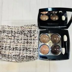 CHANEL レキャトルオンブル ツイード 04 ツイードブランエローズ