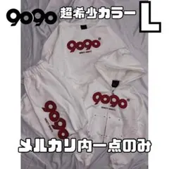 ホワイト　9090 girl OG Logo Zip Hoodie Pants