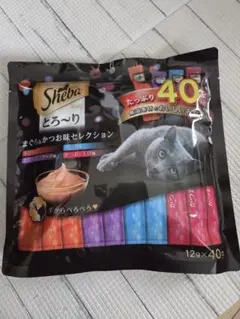 Sheba とろ～り まぐろ&かつお味おやつ 40本入り