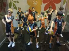 【美中古】ハイキュー!! DXFフィギュア 烏野高校レギュラー男子部員９人全員！