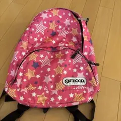 OUTDOOR ピンク 星柄 リュック