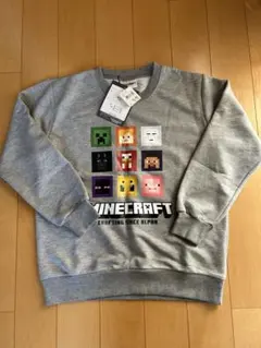 Minecraft マイクラ　トレーナー 150cm グレー