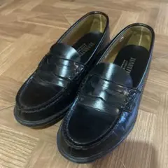 ハルタ　ローファー　黒　24.5cm EE HARUTA 通学靴　卒業式