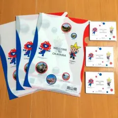 【非売品】ミャクミャク × ももっち　大阪・関西万博　クリアファイル・メモ帳