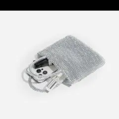 アンテプリマ似シルバー ビーズ装飾 ショルダーバッグお値下げ交渉あり