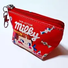 ペコちゃん ミルキー ポーチ 小物入れ ミニポーチ コインケース 不二家のサムネイル