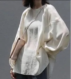 chuclla Tack design sheer volume blouseのサムネイル