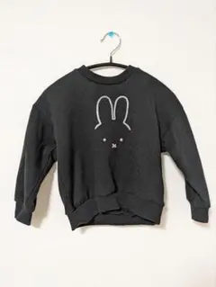 ミッフィー　トレーナー　黒　110センチ