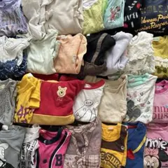 キッズ服セット ガールズ 90cm 30点まとめ売り 中古品