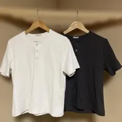 REFINED RIB STRETCH HENLEY TEEのサムネイル