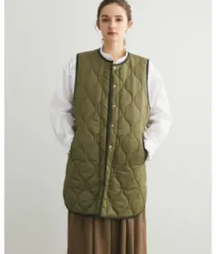 キルティング ダウンベスト