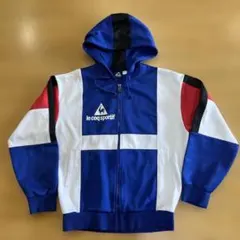 le coq sportif トリコロールフーデッドジャージ　日本製　Lサイズのサムネイル