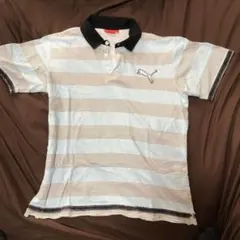 プーマ　ストライプ ポロシャツ サイズ0